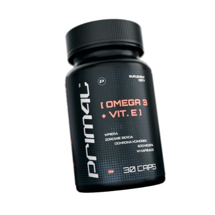 PRIM4L Omega 3 + Vit. E 30 pcs heart cell protection Expiration date at least 1 year from the date of purchase