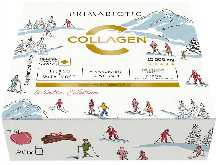 PRIMABIOTIC Collagen Winter collagen 30 ml x 30 pcs. apple flavor with cinnamon