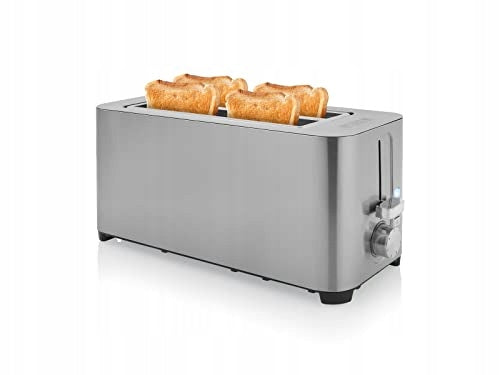 PRINCESS Steel Toaster 2 Long Slots 7 Levels 1400W Packaging status original