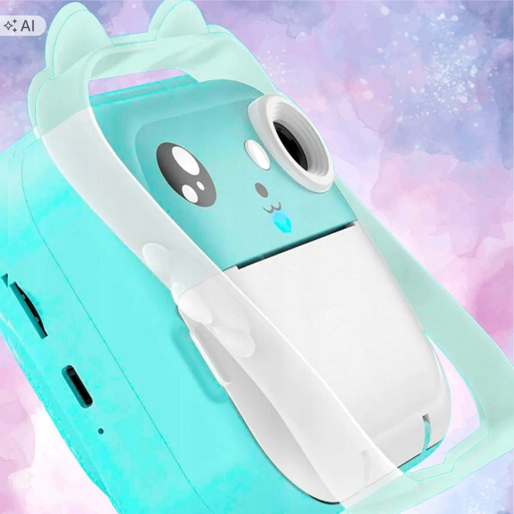 PRINT INSTANT CAMERA FOR CHILDREN MINI THERMAL PRINTER + 13 ROLLS Manufacturer code DRUKARKA TERMICZNA SZYBKA DRUKUŚ 3.0 ZESTAW