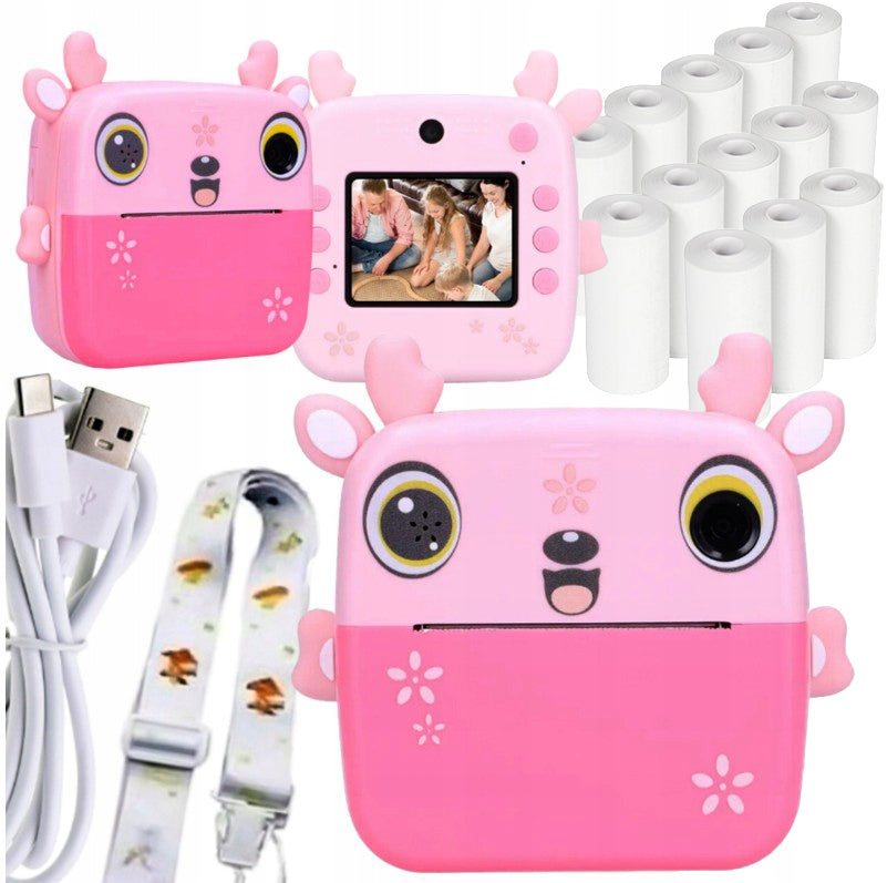 PRINT MINI PRINTER INSTANT THERMAL CAMERA 13 ROLLS