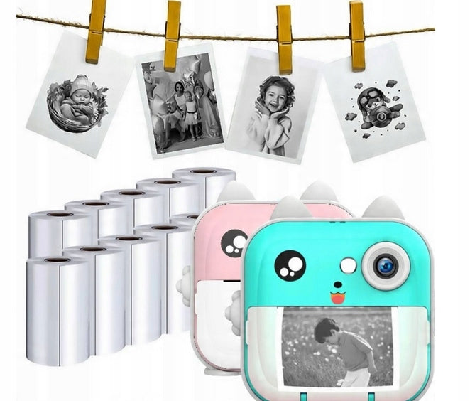 PRINTER INSTANT CAMERA + 8 ROLLS FREEBIE Manufacturer code 5906203968442