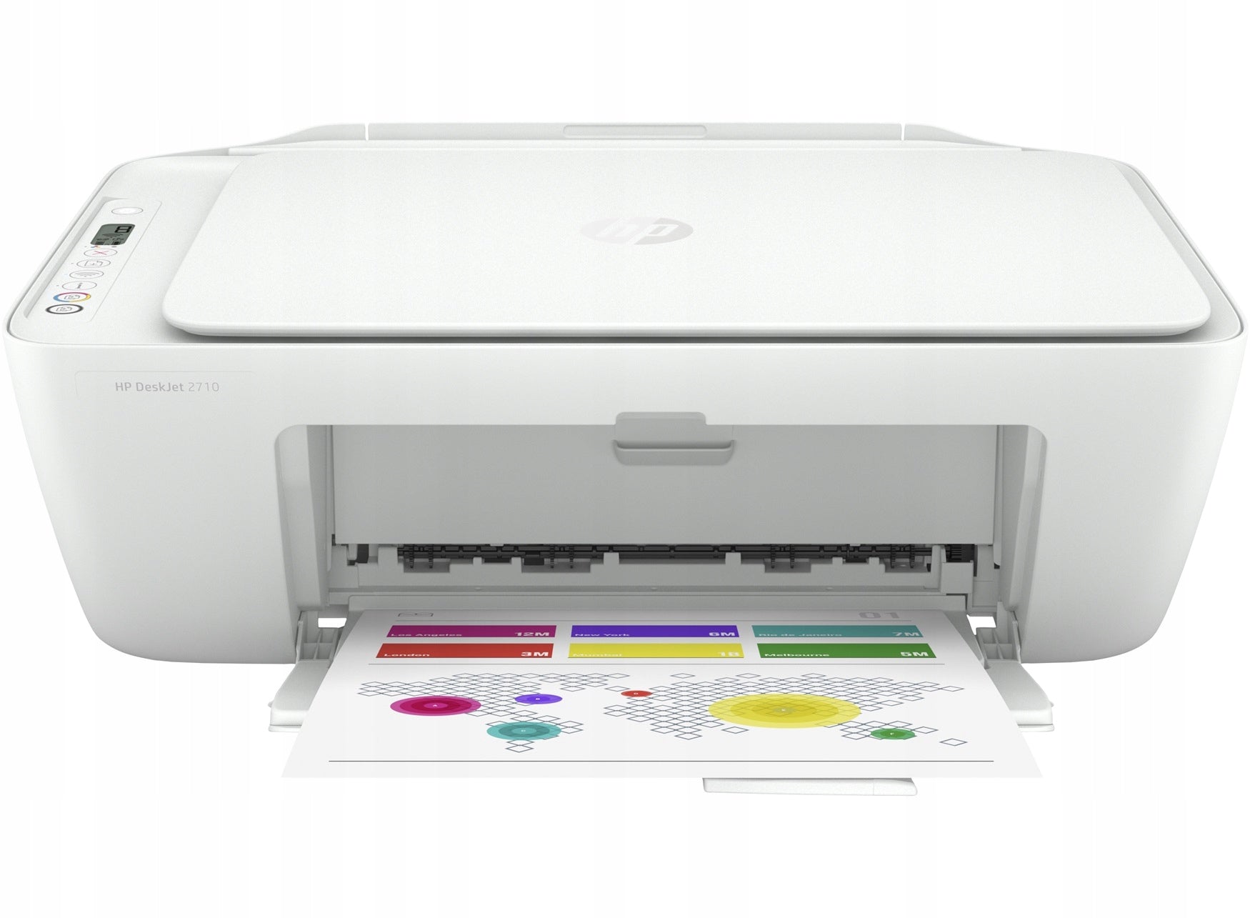 PRINTER SCANNER Wi-Fi HP 2710 + inks and cable EAN (GTIN) 195161618116