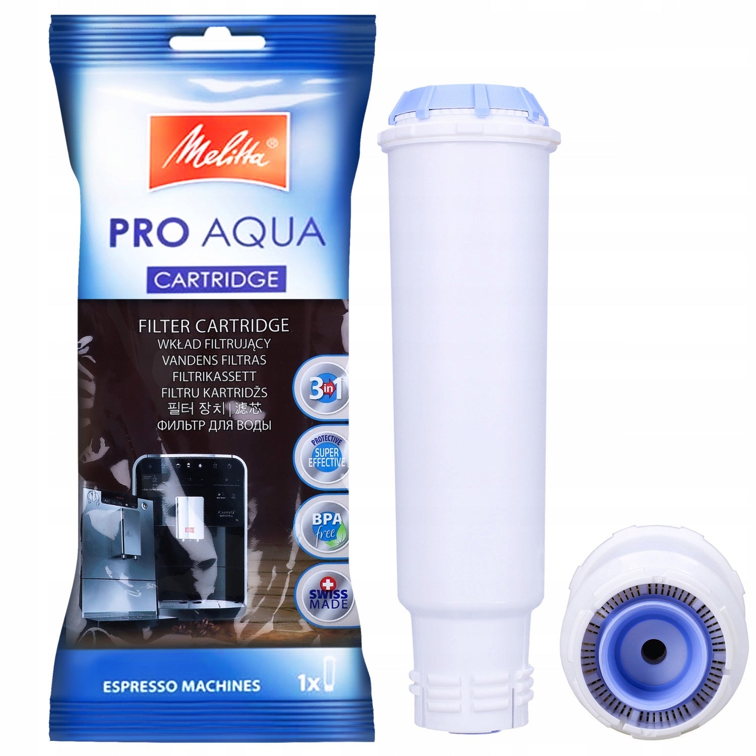 PRO AQUA filter for automatic coffee machines Melitta Manufacturer code 4006508192830