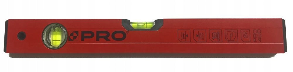 PRO Aluminium level red PRO400 40cm Length 0.4 m