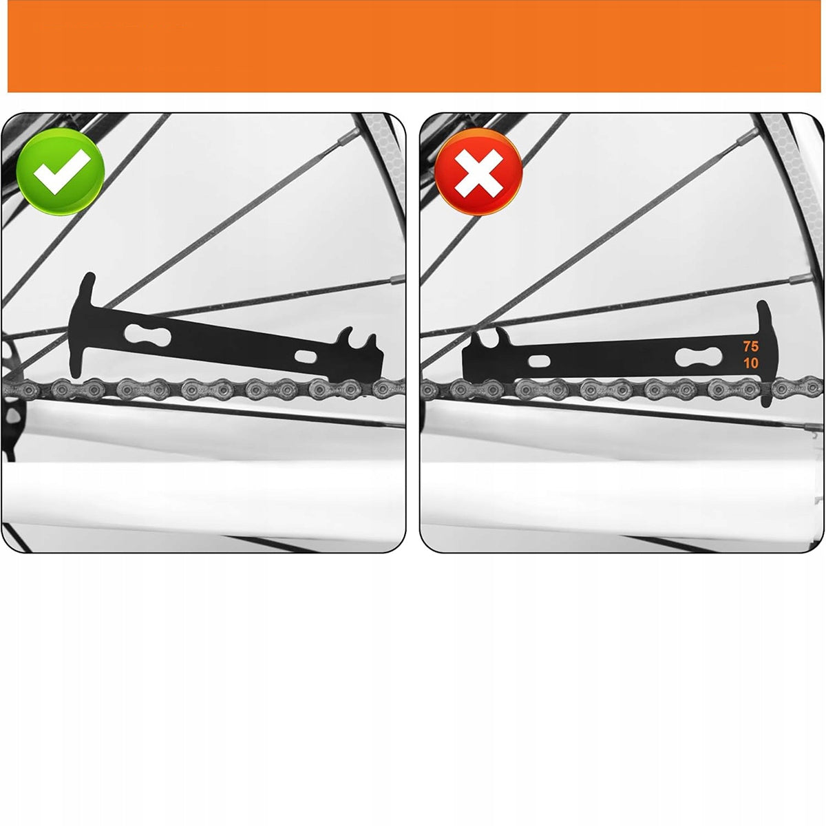 PRO CHAIN PLIERS FOR FASTENING AND UNFASTENING UP TO 6-12 gears Model 4006795864304