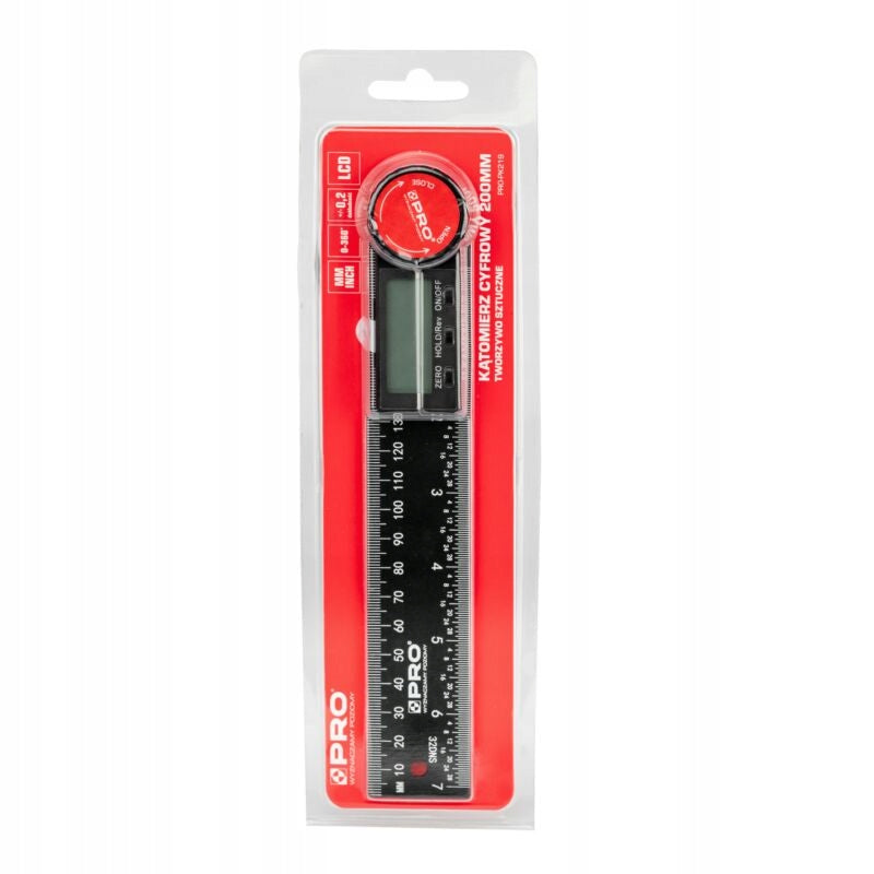 PRO Digital protractor 200mm plastic PRO-PK219 Brand Pro