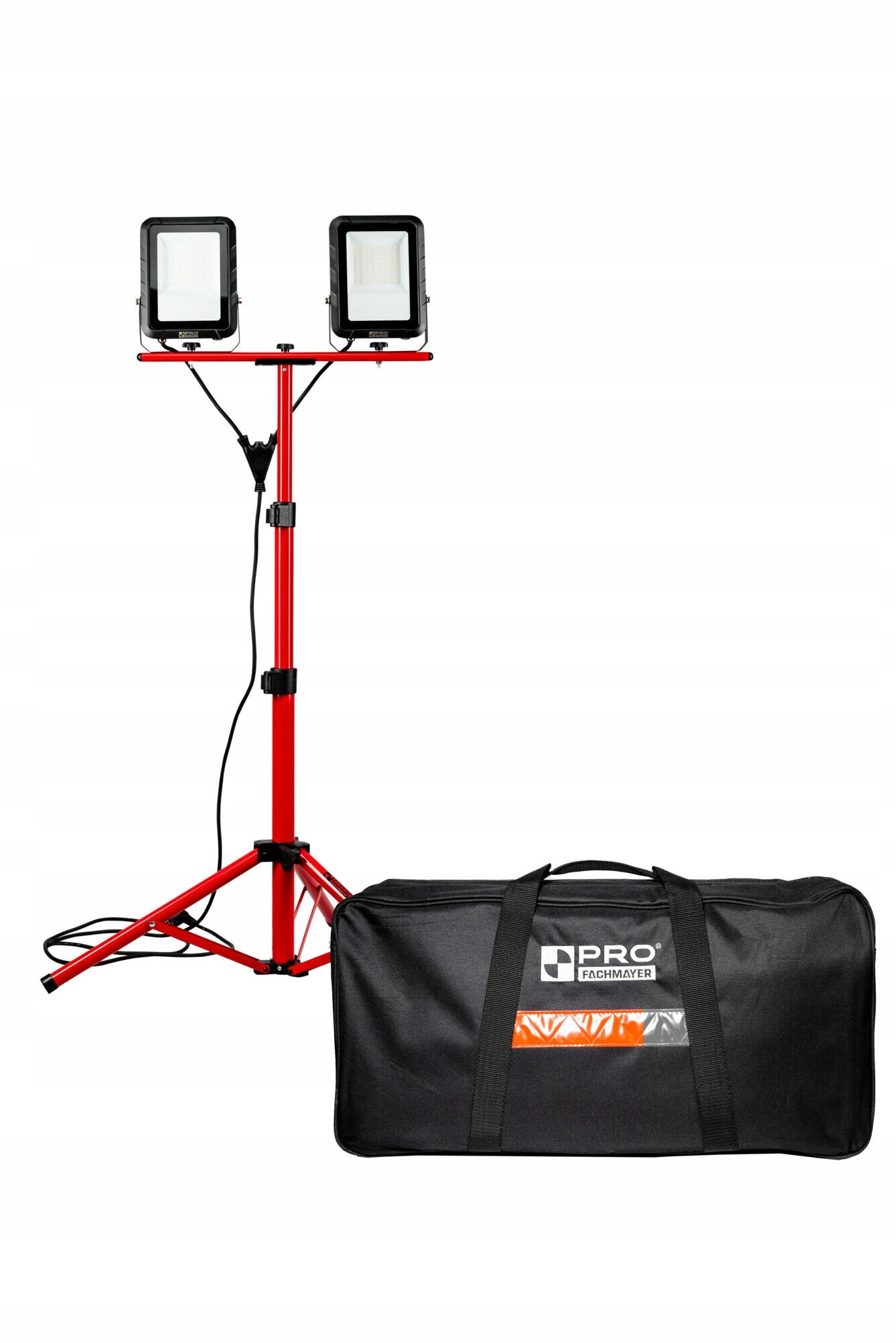 PRO LED HEADLIGHT WITH TRIPOD IN COVER 2 X 100 IN IP 65 PRO-LD725