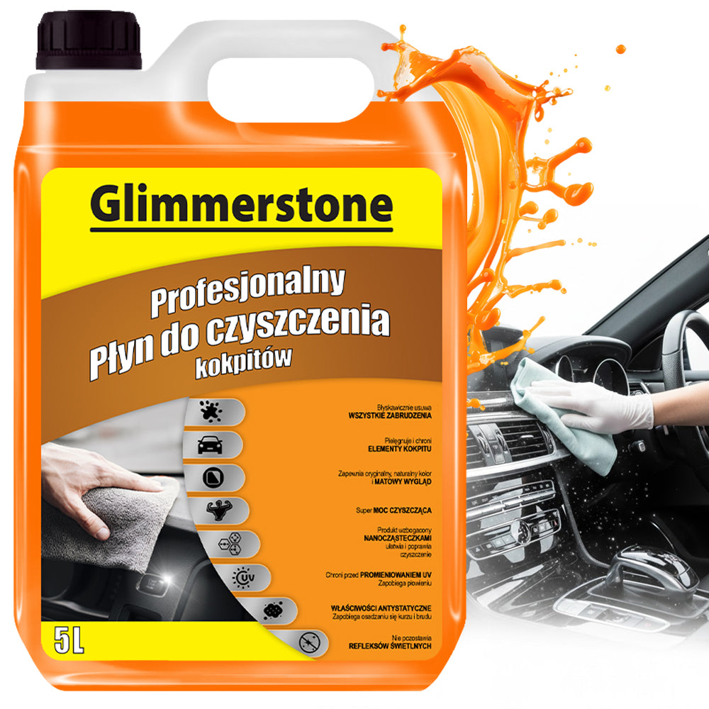 PRO LIQUID FOR CLEANING PLASTIC COCKPIT INTERIOR CAR APC - QUALITY 5L