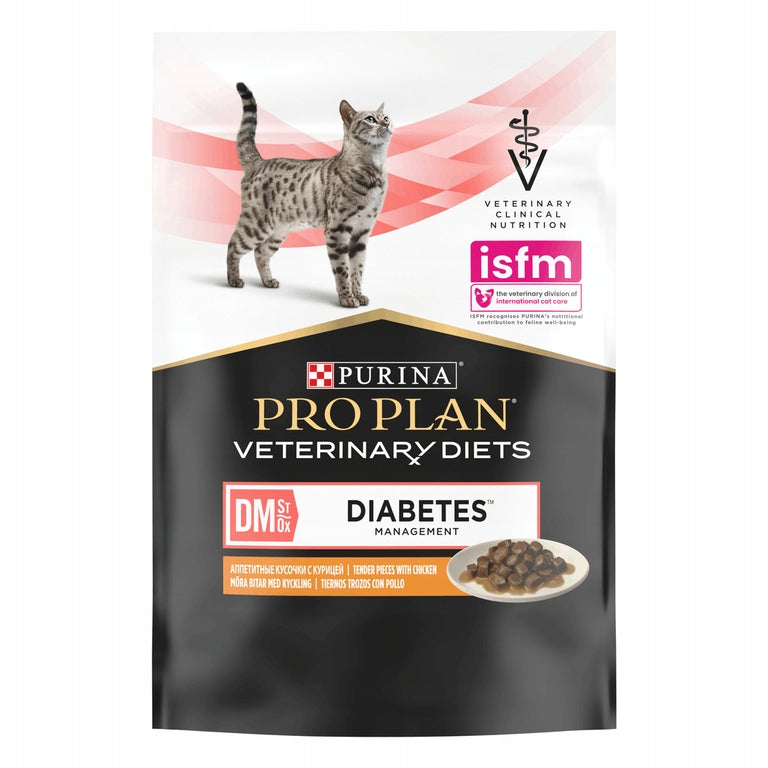PRO PLAN Veterinary Diets DM St/Ox Diabetes Management Cat Food 85g