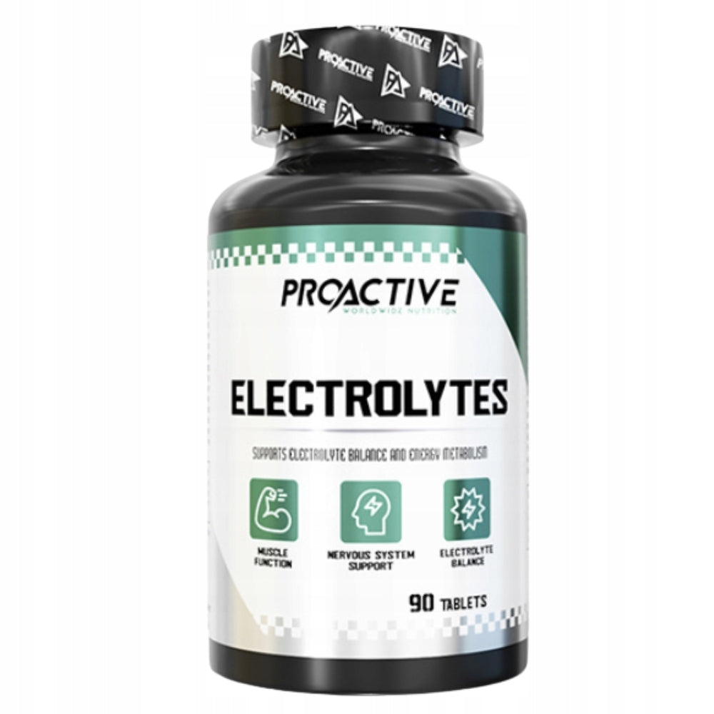 PROACTIVE ELECTROLYTES 90 tabs ELECTROLYTES CIRCULATION CONCENTRATION CALCIUM POTASSIUM