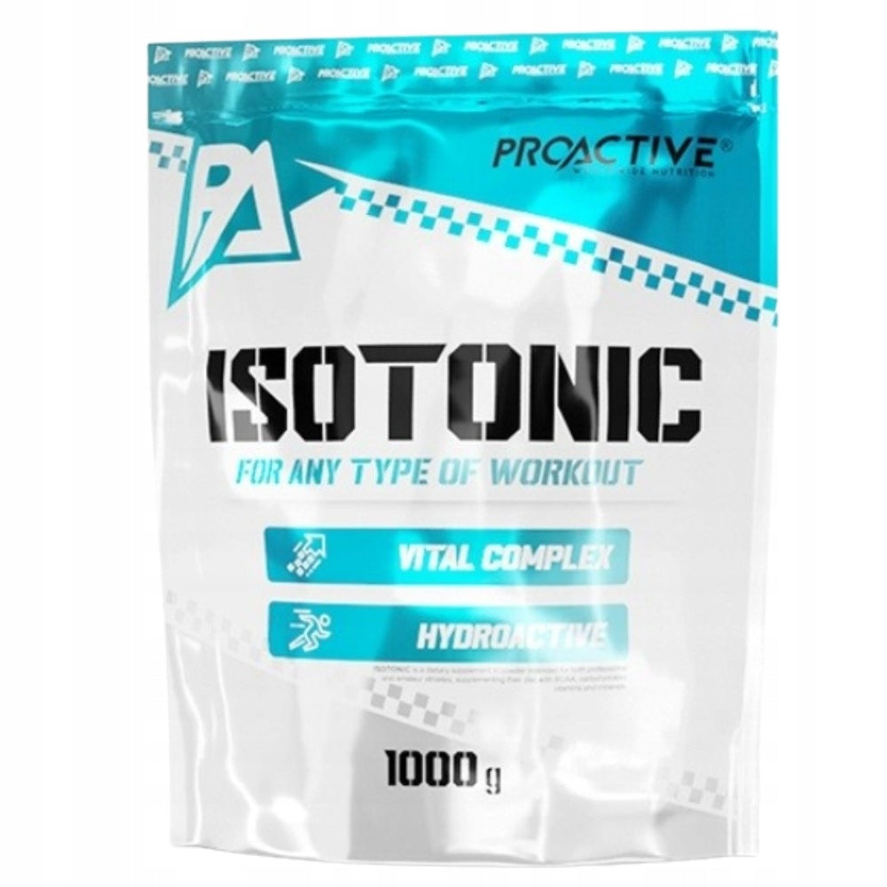 PROACTIVE ISOTONIC 1000 g CORRECT WATER-ELECTROLYTE BALANCE VIT B Expiration date at least six months from the date of purchase