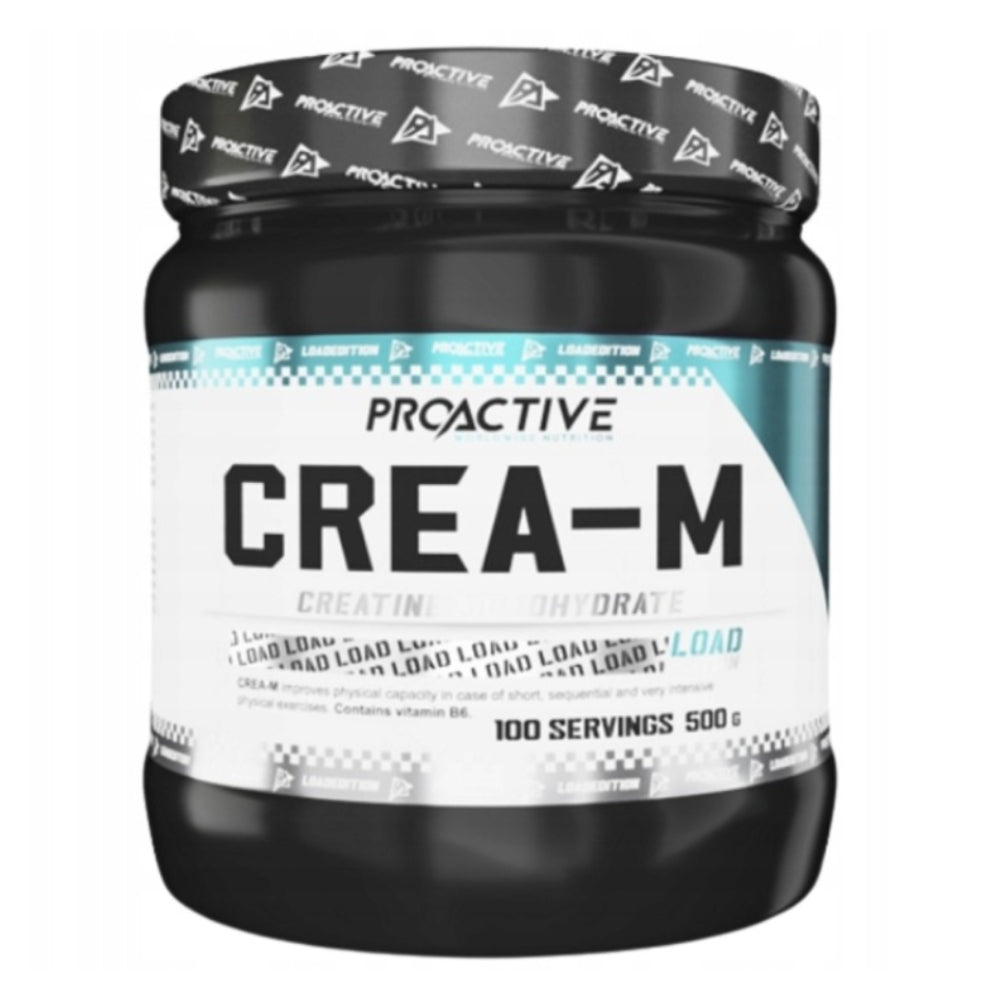 PROACTIVE M LOAD 500 g CREATINE MONOHYDRATE MALTODEXTRIN VIT B6 CREATINE Expiration date at least six months from the date of purchase