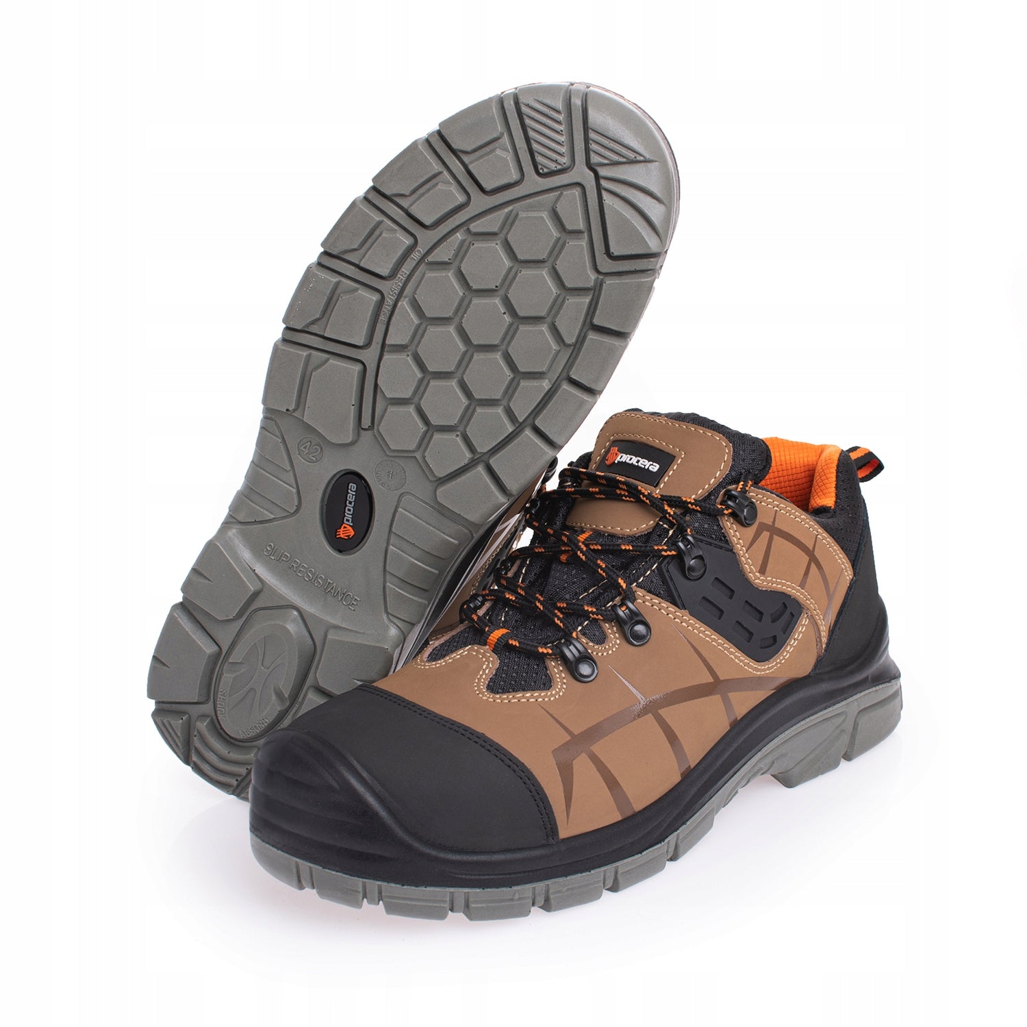 PROCERA Summer work shoes with toe S3 shoes MARRONE r 39 Shoe type low shoes