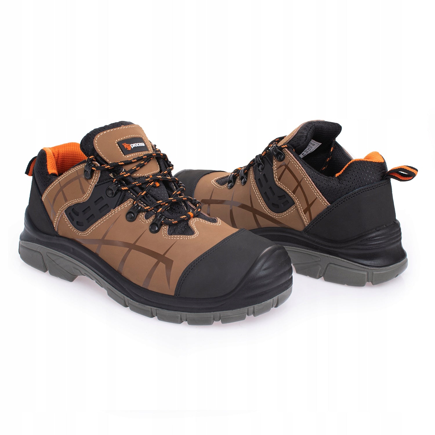 PROCERA Summer work shoes with toe S3 shoes MARRONE r 39