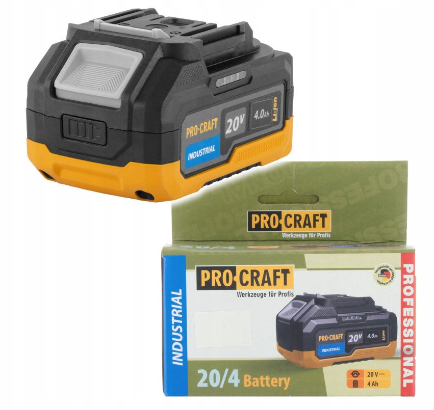 PROCRAFT 20/4 BATTERY 20V LI-ION 4,0 AH