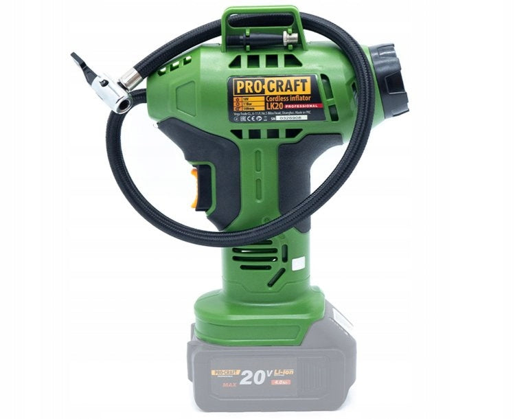 PROCRAFT Compressor battery compressor electric pump 20V BODY LK20 Batteries included no