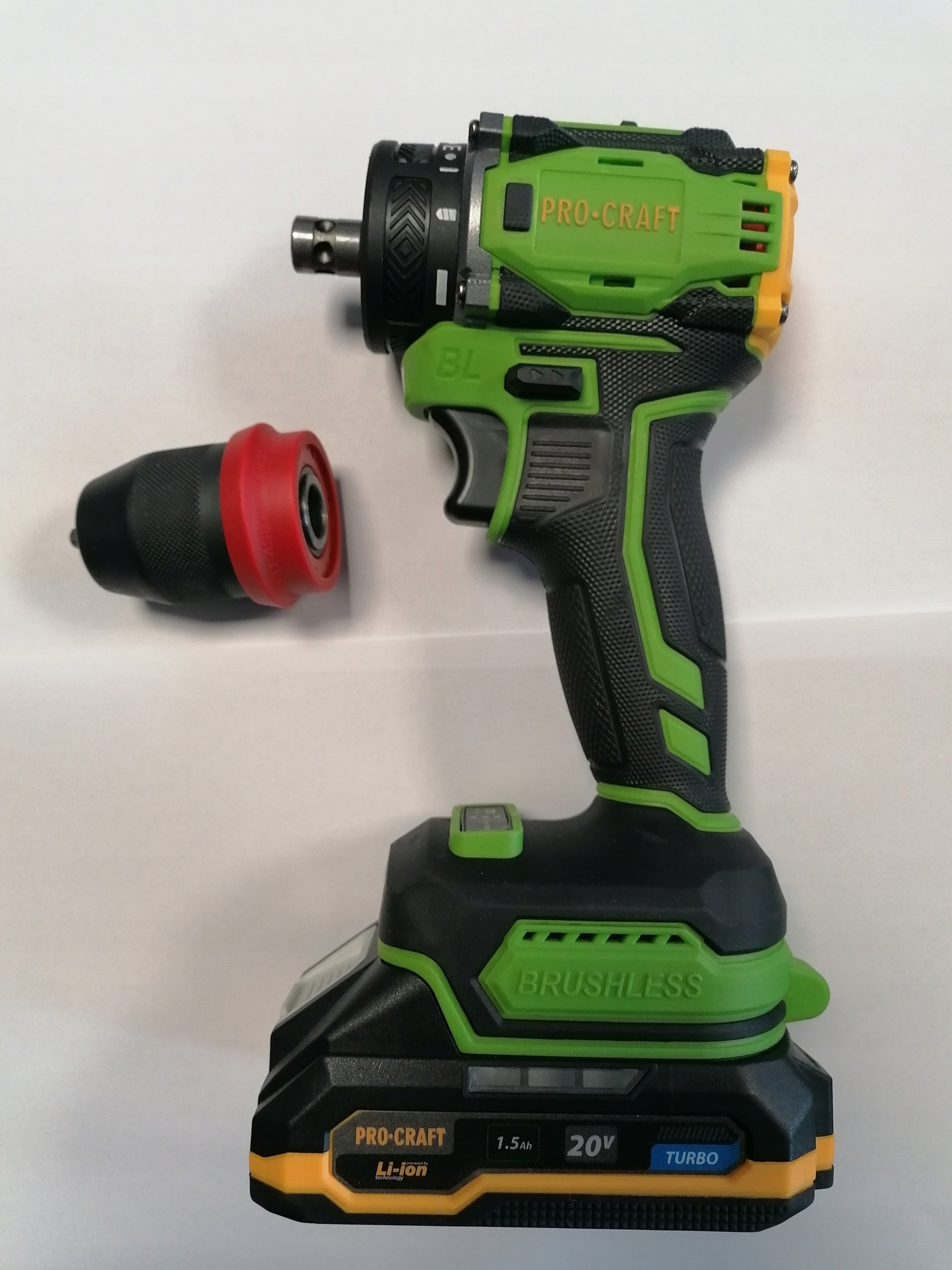 PROCRAFT PA18PRO DFR drill/driver 20V 1,5Ah 30Nm suitcase Brand Procraft