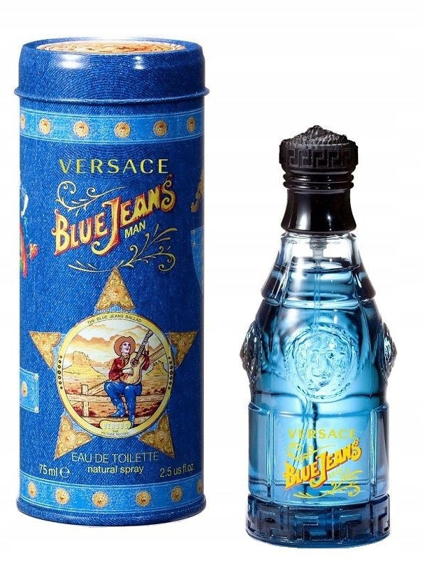 PRODUCT VERSACE BLUE JEANS 75ML EDT Packaging status original