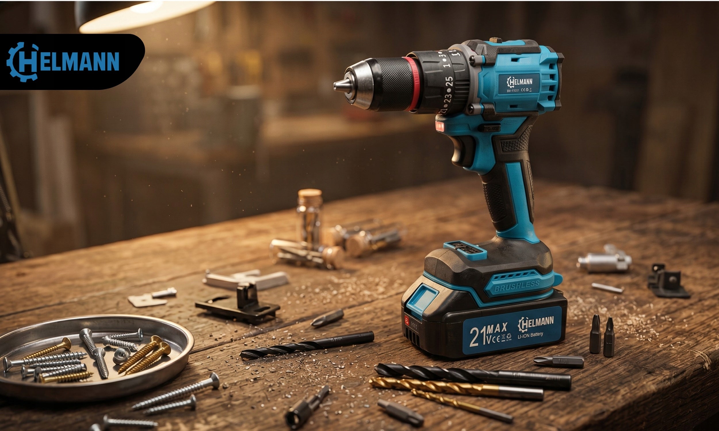 PROFESSIONAL 2AKU 4Ah 21V CORDLESS DRILL DRIVER IMPACT STRONG Manufacturer code WKRĘTARKA UDAROWA AKUMULATOROWA UDAR WALIZKA