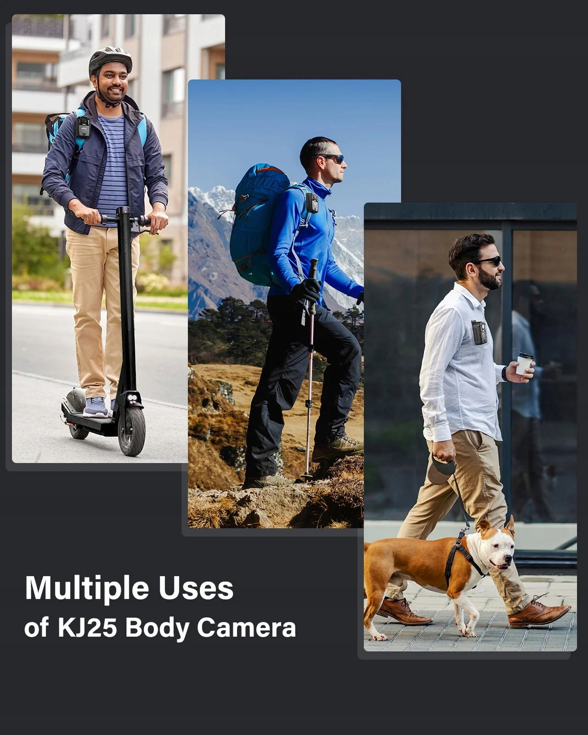 PROFESSIONAL 58MPX Mobile Police Camera for 13h Recording Packaging status original