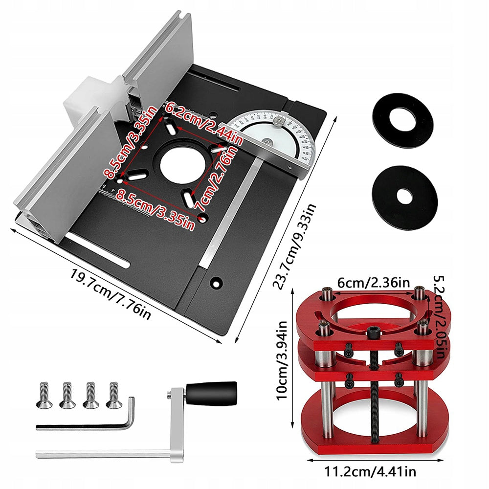 PROFESSIONAL ALUMINUM ALLOY PLATE FOR MILLING MACHINE INSERT TABLE TOP SET Milling machine type specialized