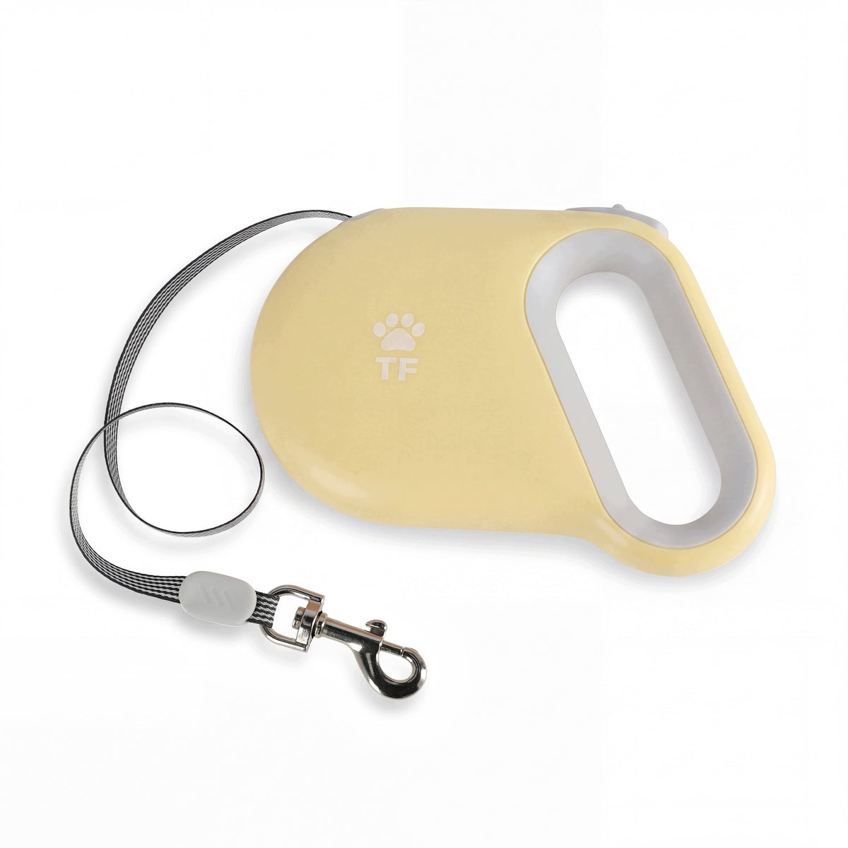 PROFESSIONAL AUTOMATIC DOG LEASH ROLL-UP LOCK UP TO 25 KG 5M YELLOW
