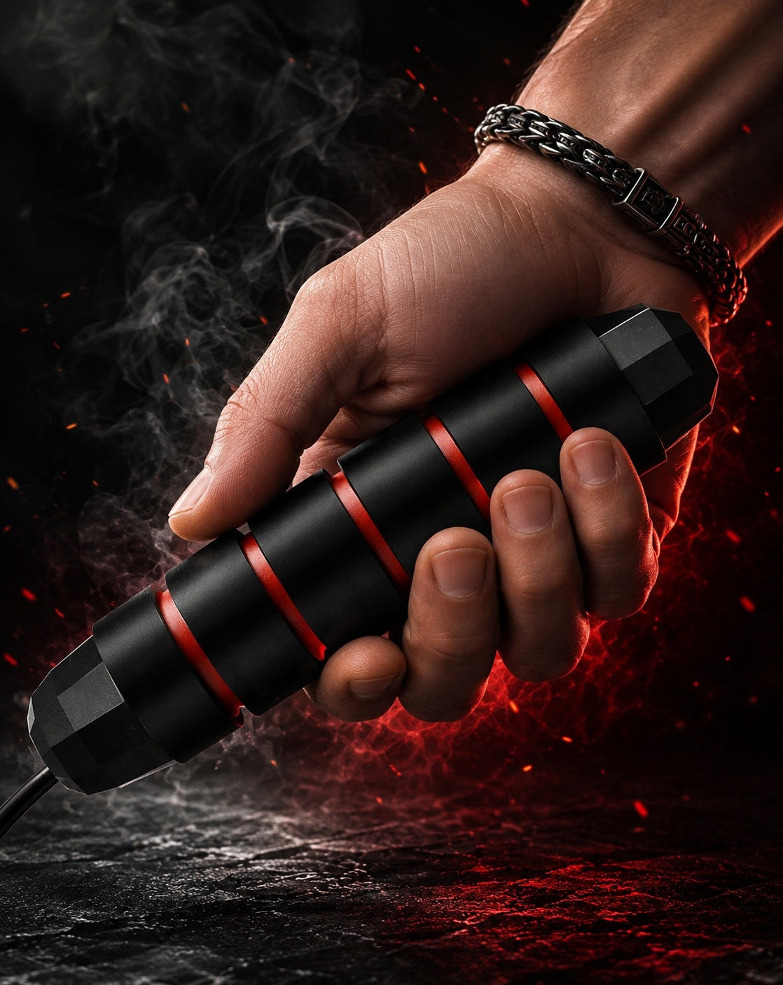 PROFESSIONAL BOXING JUMP ROPE FITNESS WITH BEARINGS AND ADJUSTMENT 270cm JUMP Manufacturer code SKAKANKA TRWAŁA FITNESS ALMA KMIRWS4