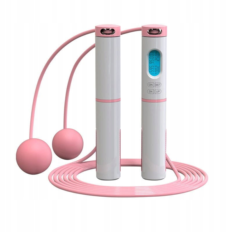 PROFESSIONAL CROSSFIT JUMP ROPE WITH COUNTER Color pink