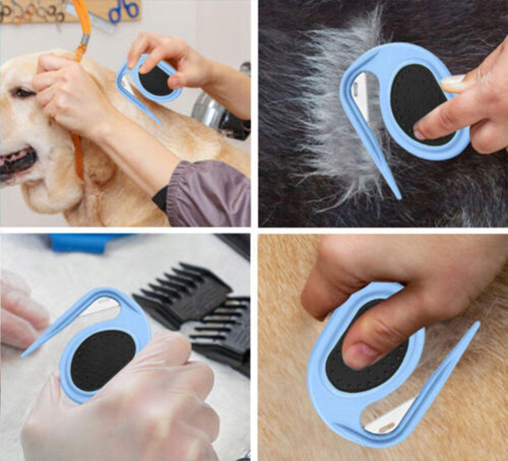 PROFESSIONAL DOG KNOT SLIT FELTER KNIFE RAZOR BLADE HAIR EAN (GTIN) 5420031924864