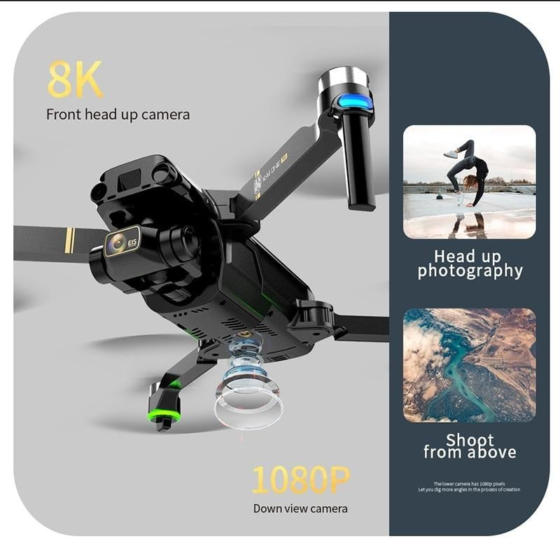 PROFESSIONAL DRONE KAI ONE F30 Pro 8K HD 3-Axis GIMBAL 5G WIFI GPS 1.2KM Manufacturer code F30 PRO