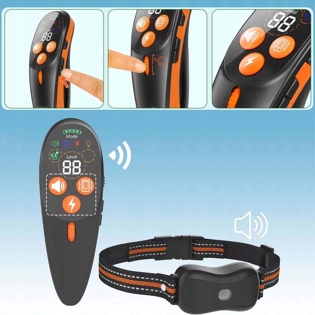 PROFESSIONAL ELECTRIC DOG COLLAR TRAINING 1000M+WATERPROOF+PILOT Manufacturer code 4069391150912