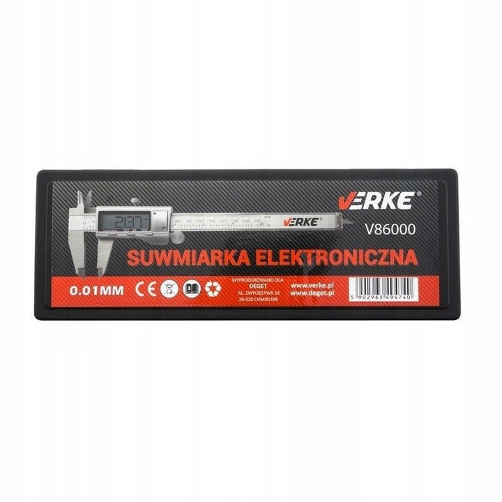 PROFESSIONAL ELECTRONIC CALIPER 150MM METAL DIGITAL LCD SCREEN Brand Verke