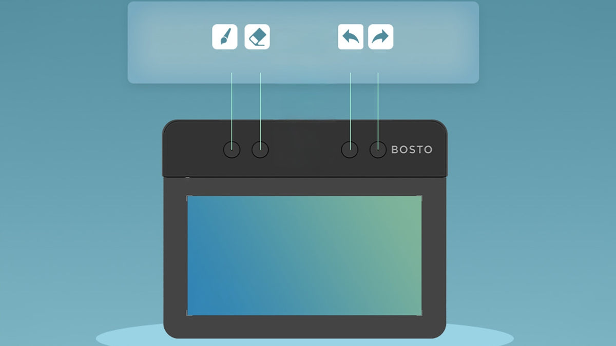 PROFESSIONAL Graphics Tablet with Pen 16384 BOSTO T430K Model T430K