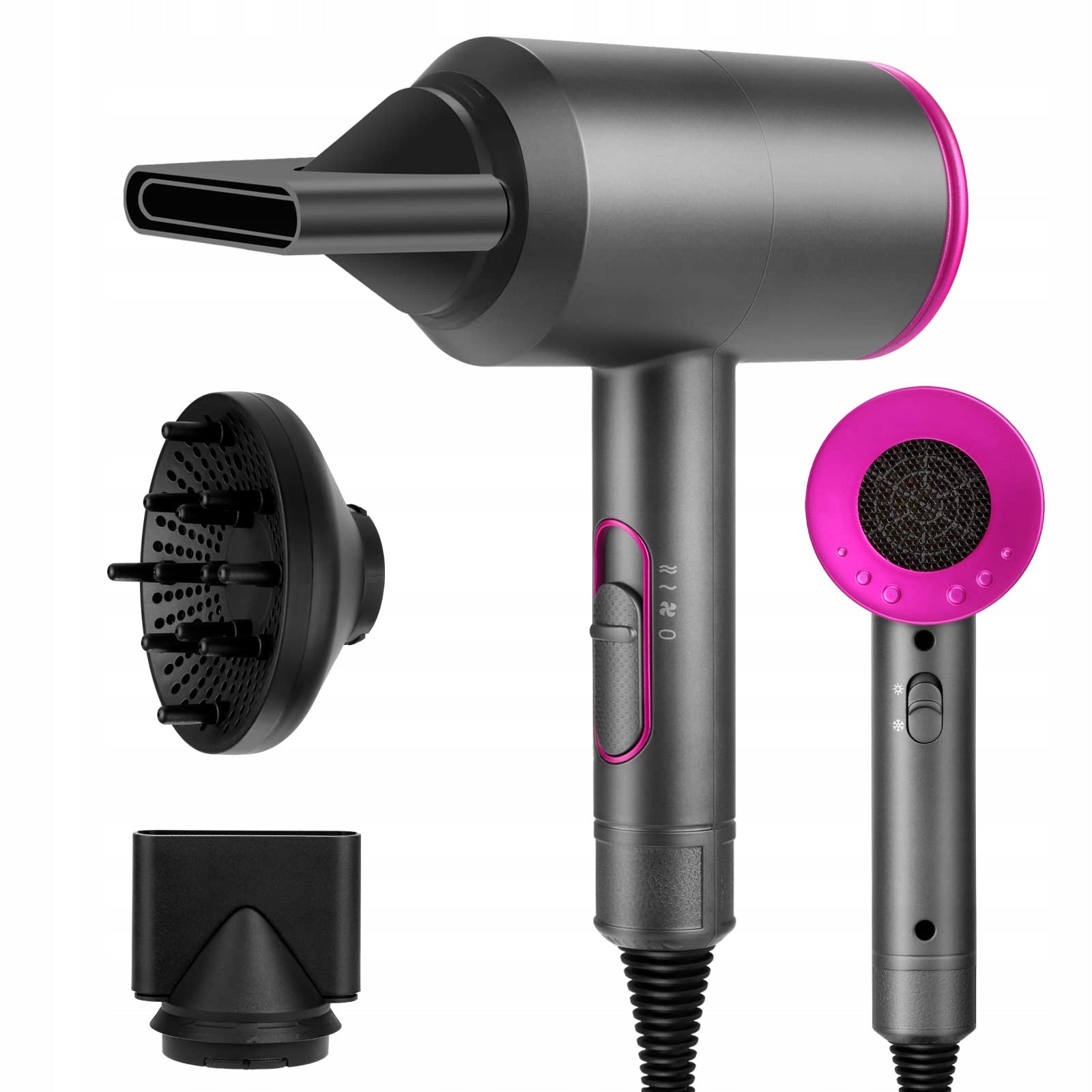 PROFESSIONAL HAIR DRYER 2000W ULTRA IONIZATION DIFFUSER Packaging status original