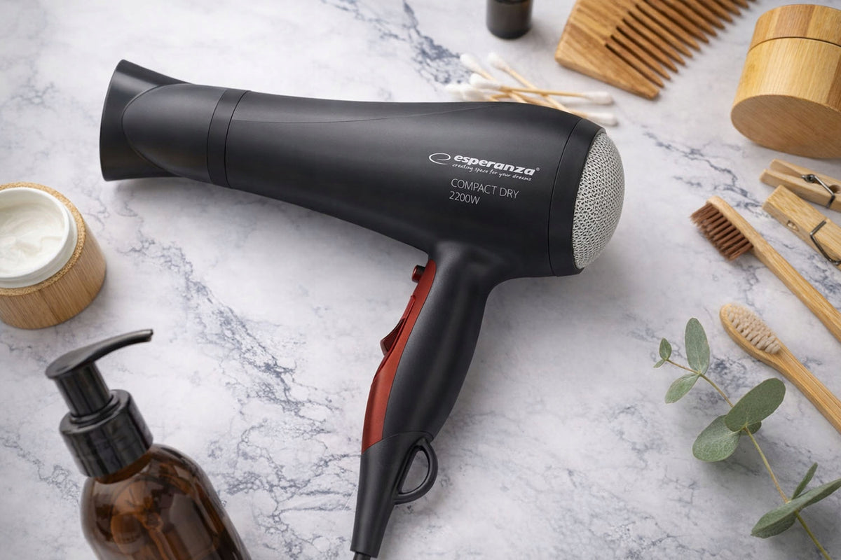 PROFESSIONAL HAIR DRYER DRYING ESPERANZA POWER 2200W CONCENTRATOR Packaging status original