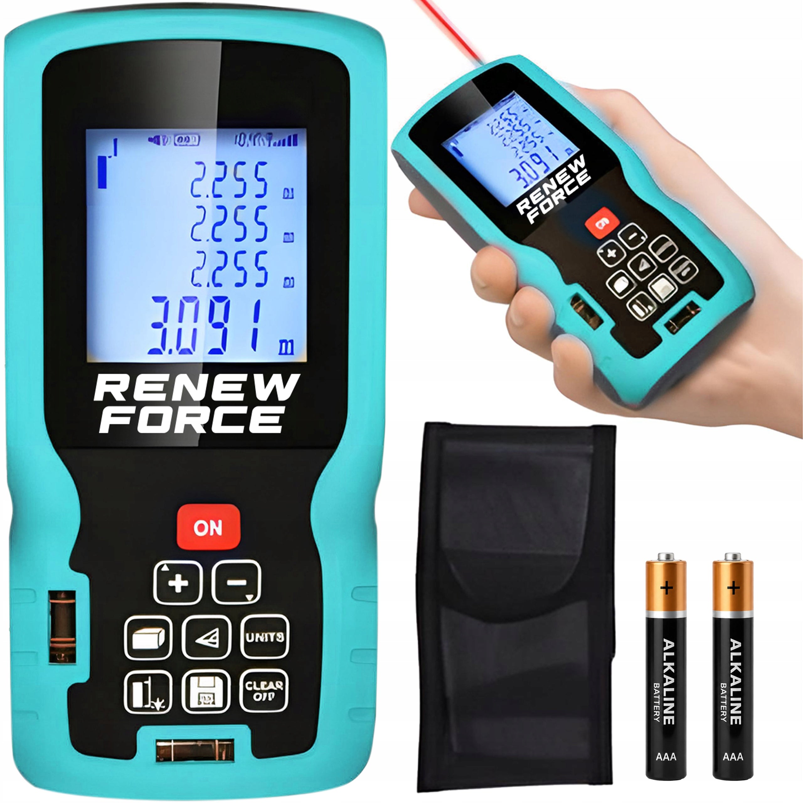 PROFESSIONAL LASER RANGEFINDER BACKLIGHT PRECISION MEASUREMENT MEMORY 50M