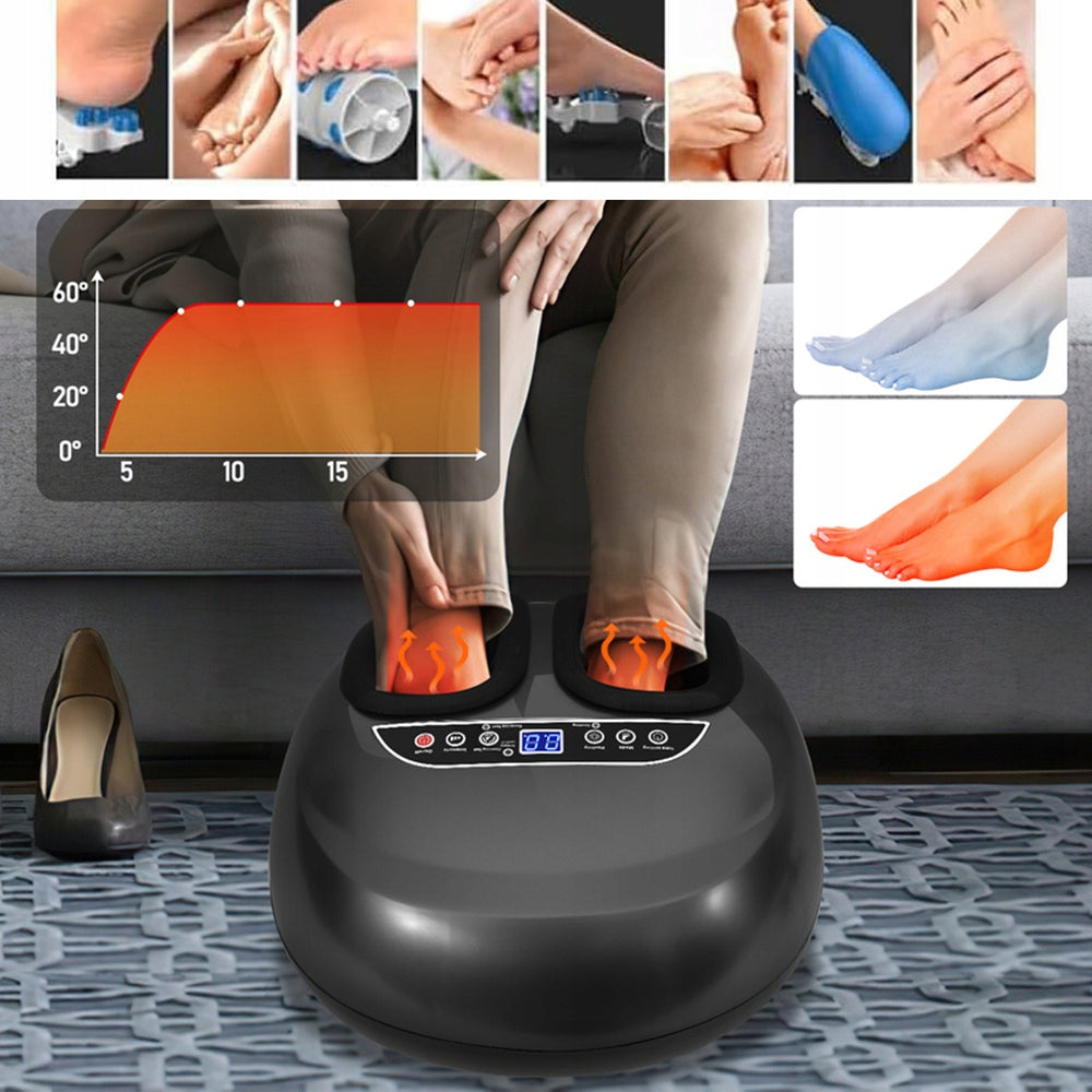 PROFESSIONAL LEG MASSAGER HEATING KNEADING ROLLING REMOTE CONTROL Brand no brand