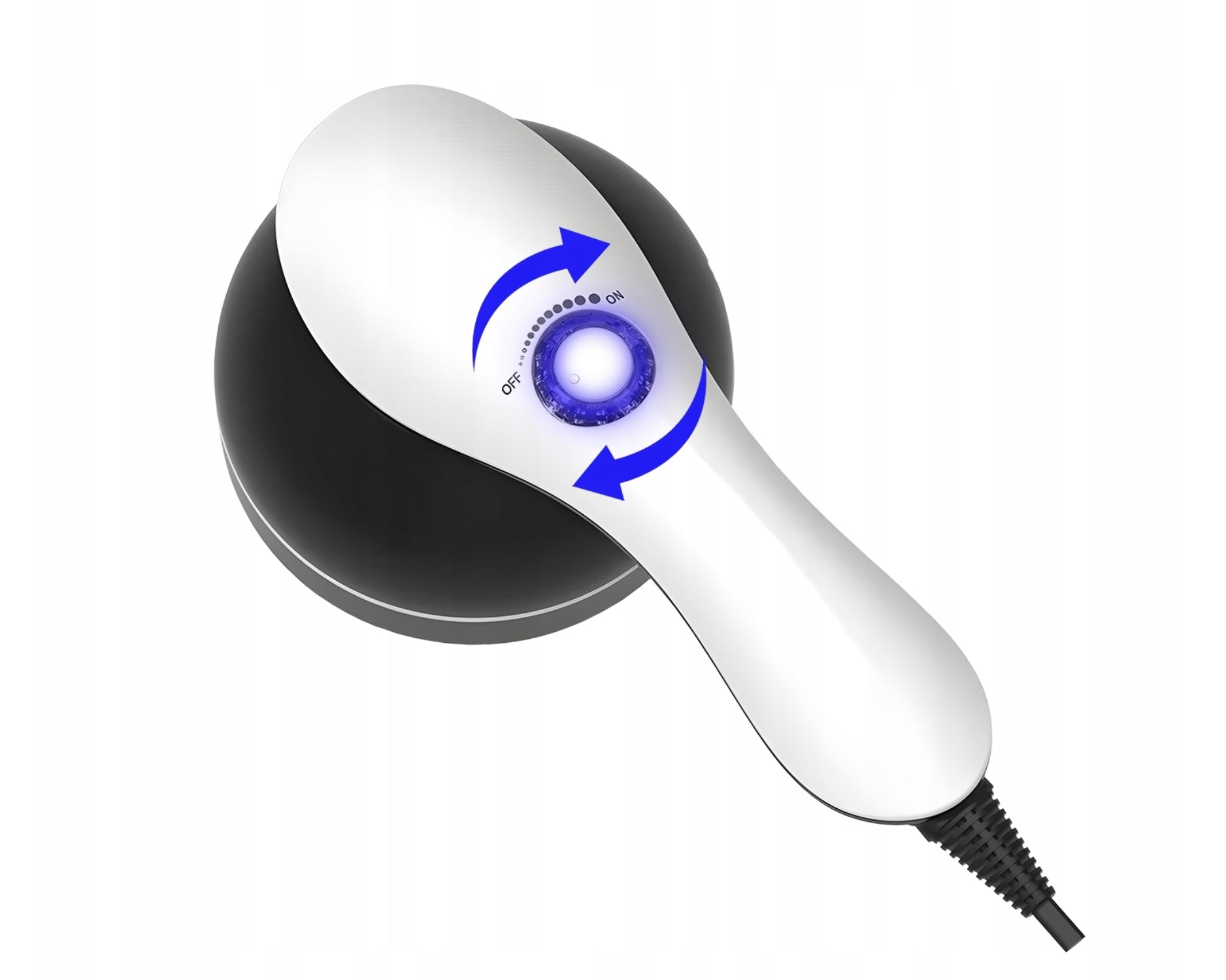 PROFESSIONAL MASSAGE GUN SLIMMING MASSAGER ANTI-CELLULITE 9in1 Batteries included yes