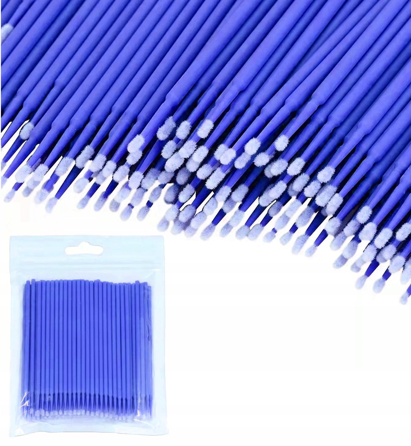 PROFESSIONAL MICRO BRUSH BRUSHES BRUSH STICKS 2,5 MM 100 PIECES