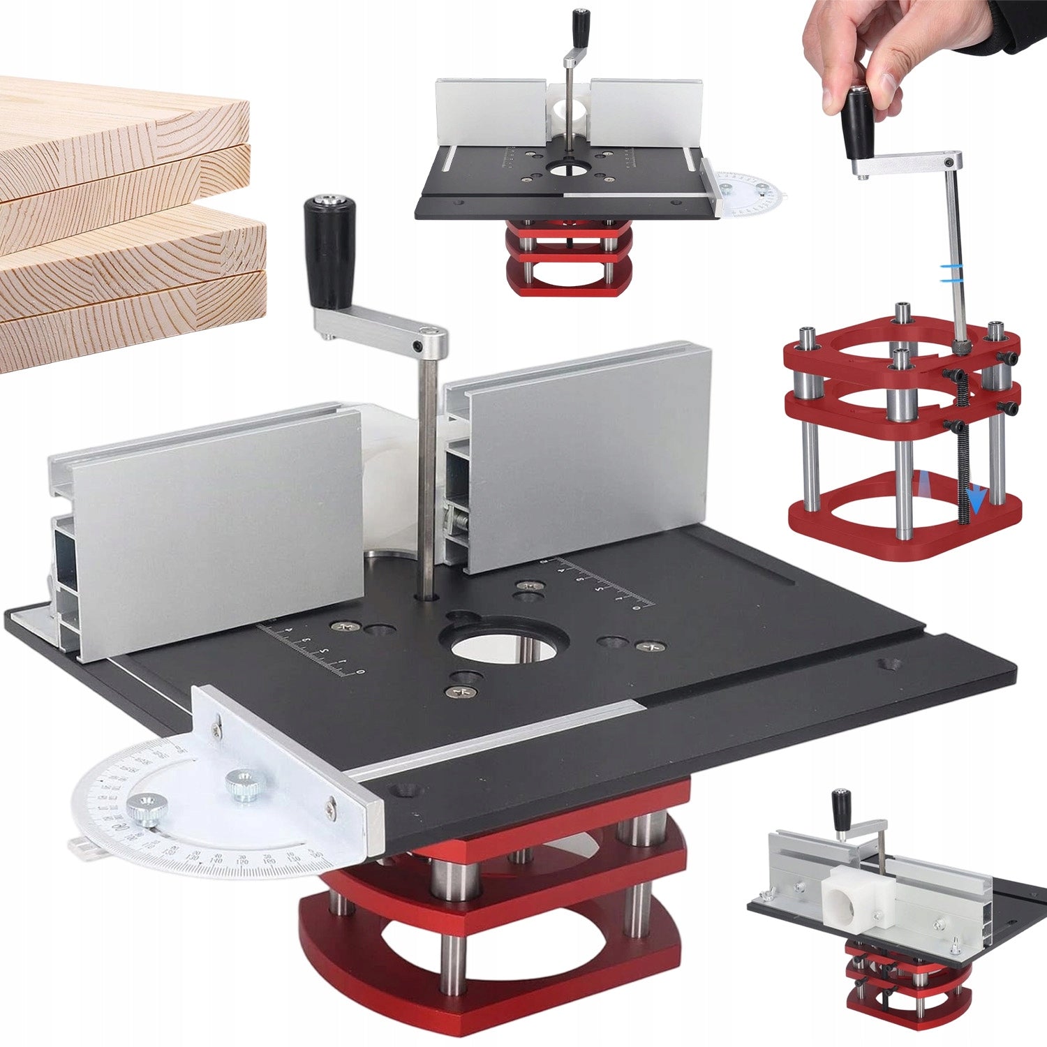 PROFESSIONAL MILLING TABLE 51MM HEIGHT ADJUSTMENT FOR PRECISION MACHINING