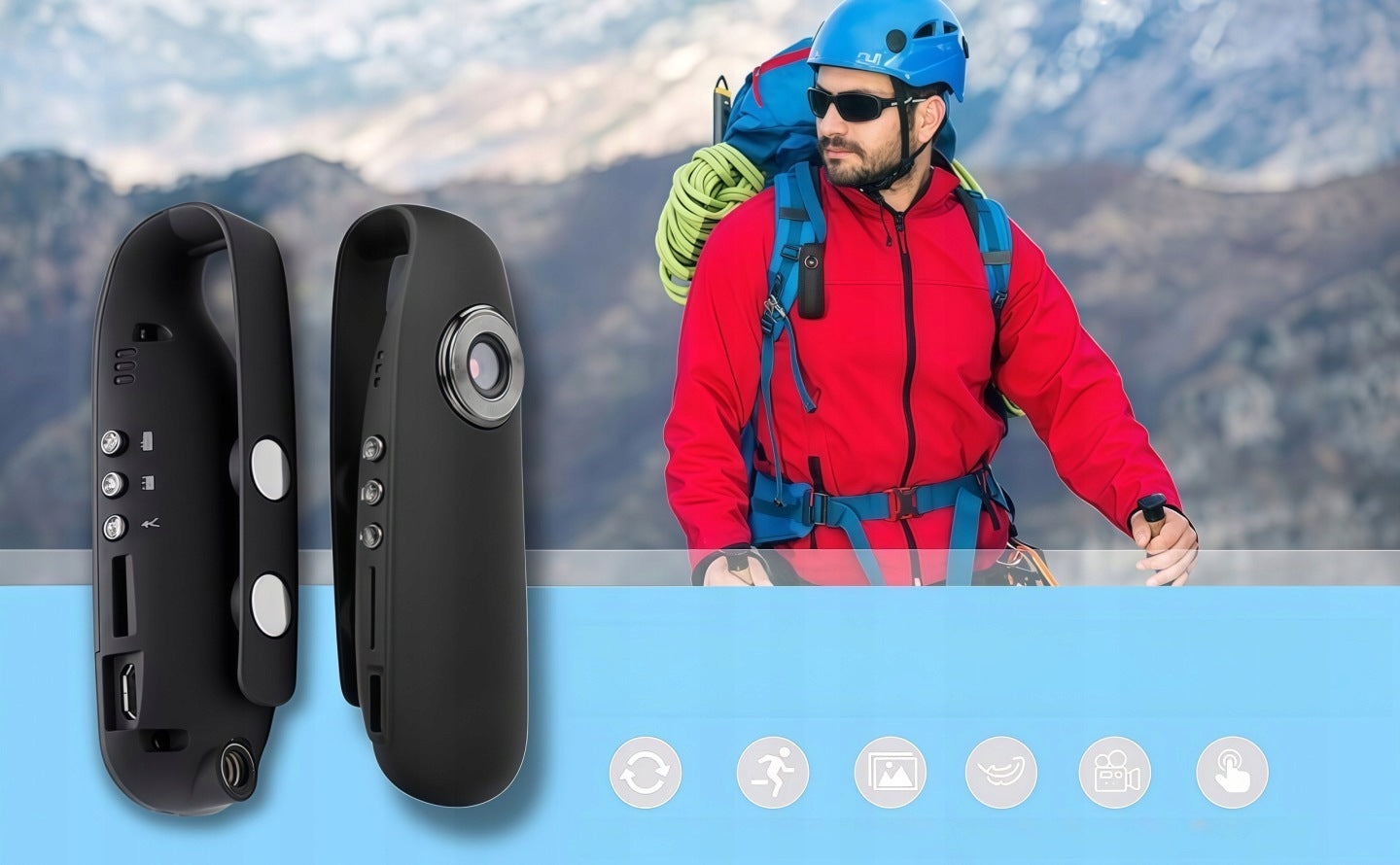 PROFESSIONAL MINI POLICE CAMERA PERSONAL MONITORING FULL HD 1080P Manufacturer code Mini body camera