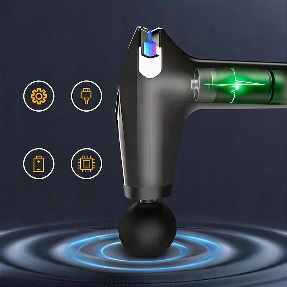 PROFESSIONAL MUSCLE MASSAGER SET OF 4 HEADS REGENERATION SPORT Kind body