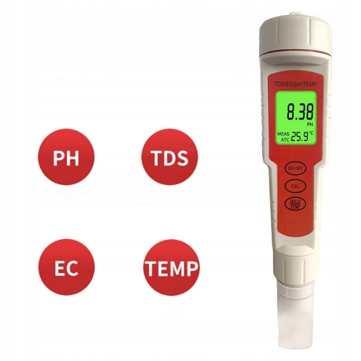 PROFESSIONAL PH TDS EC TEMP 4-IN-1 TESTER METER Brand no brand