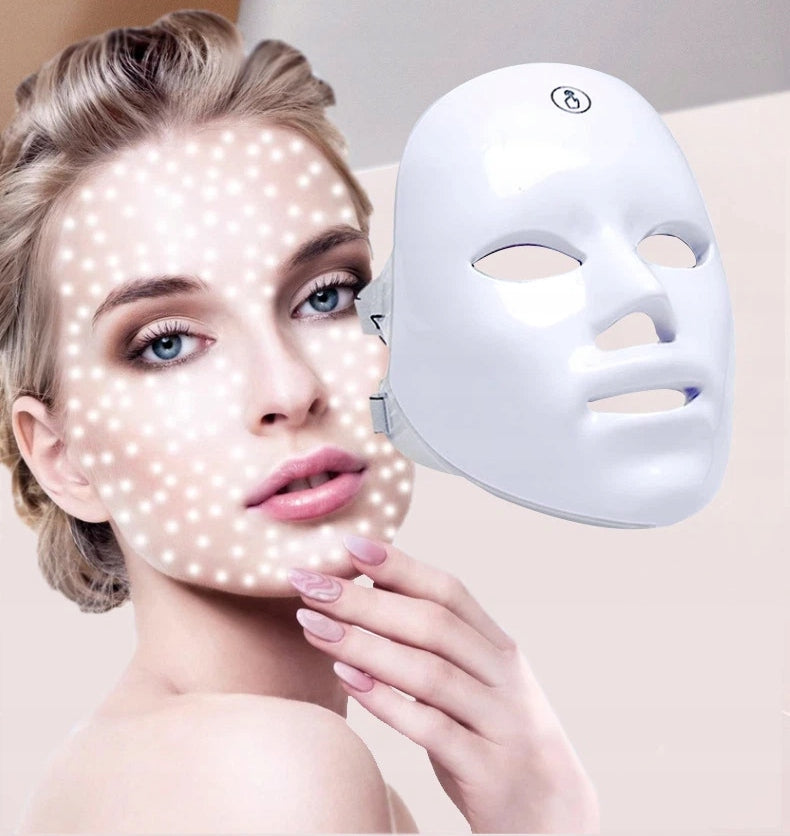 PROFESSIONAL PHOTON FACE MASK | LED THERAPY | 7 COLORS Packaging status original