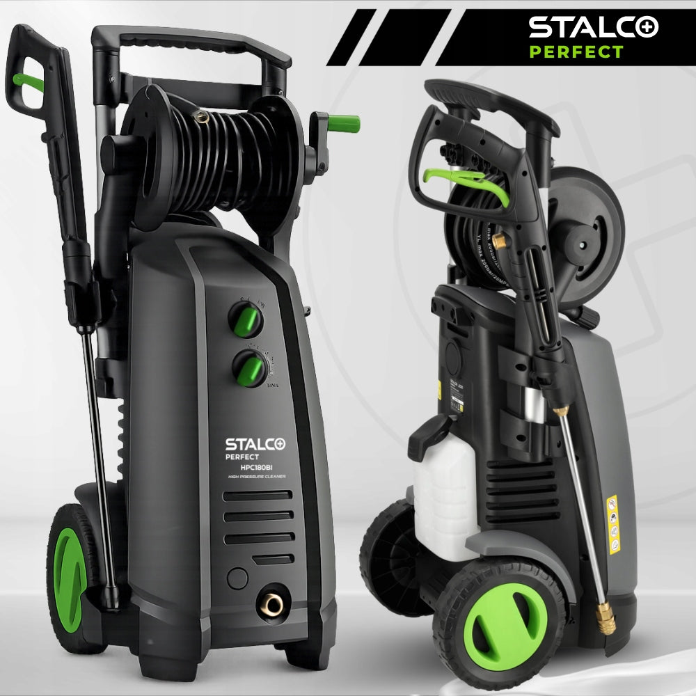 PROFESSIONAL POWERFUL PRESSURE WASHER BRASS INDUCTION PUMP 3000W STALCO Packaging status original