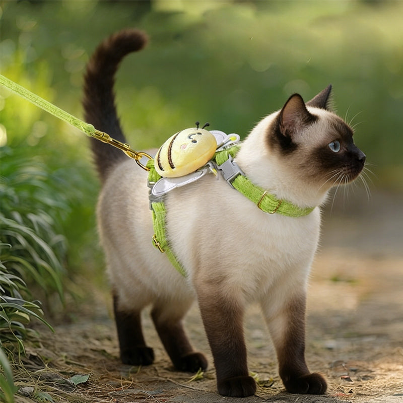 PROFESSIONAL PRESSURE-FREE WALKING HARNESS ADJUSTABLE FOR CAT S Manufacturer code Purrtiny0955