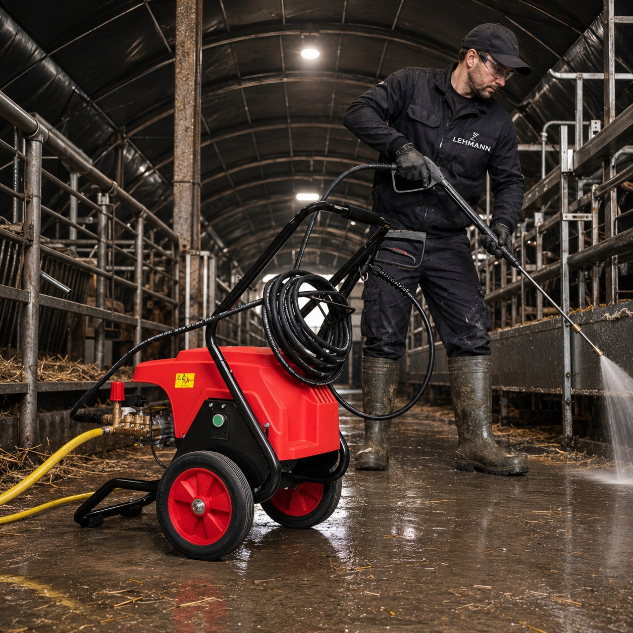 PROFESSIONAL PRESSURE WASHER 2800W INDUCTION BRASS SELF-SUCTION HEAD Manufacturer code MYJKA CIŚNIENIOWA SAMOSSĄCA LEHMANN MICHIGAN