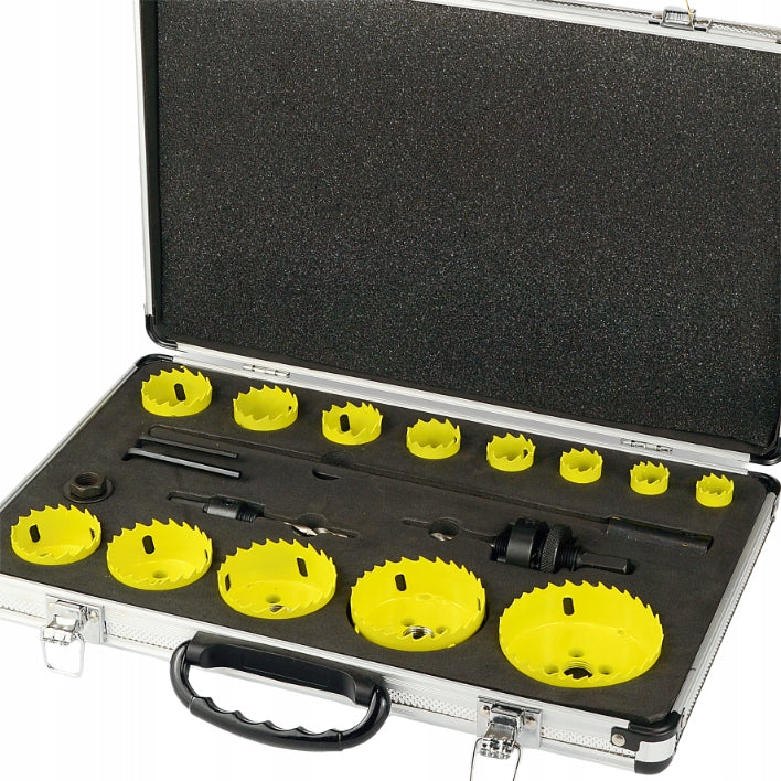 PROFESSIONAL SET OF BIMETAL FORAMINIFERA 17EL 19-76 BI-METAL 17pc BLACK Manufacturer code 21002