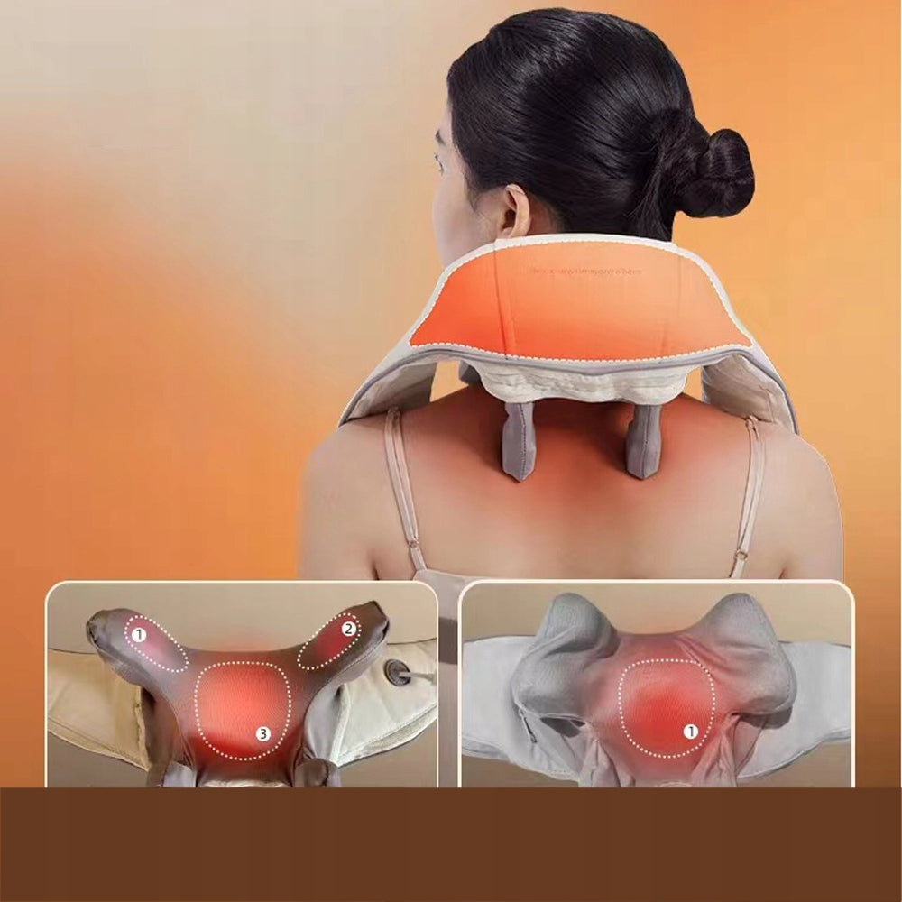 PROFESSIONAL SHIATSU MASSAGER FOR BACK NECK WARMING COLLAR Packaging status original